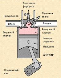 Дизель в разрезе